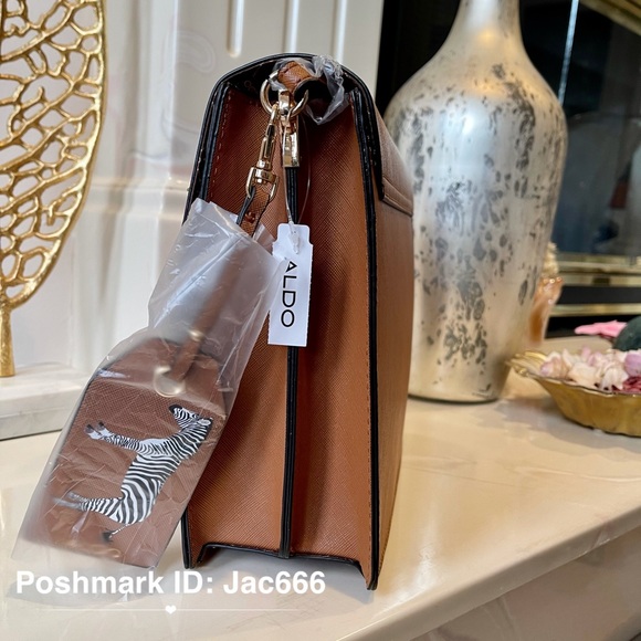 Brand NEW Unused ❤️🔥 Authentic Aldo plumspriings Zebra crossbody bag purse - Picture 9 of 11